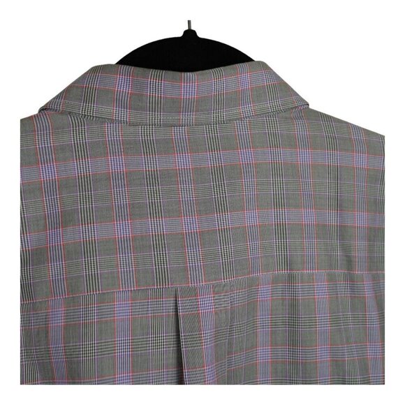 Peter Millar Cotton Micro‎ Check Long Sleeve Button Down Cotton Shirt Size XL - Picture 10 of 10